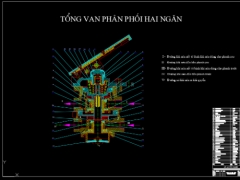 Bản vẽ cad hệ thống phanh xe Huyndai HD360