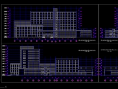 Bản vẽ Cad hồ sơ thi công bệnh viện nhi Thái Bình, đầy đủ kiến trúc, kết cấu, điện nước và khí y tế