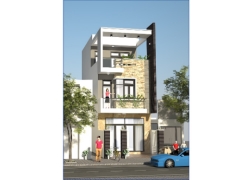 Bản vẽ CAD Nhà phố 3 tầng 4.98x15.79m (Full kiến trúc, kết cấu, điện nước)