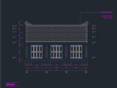 Bản vẽ CAD Nhà thờ họ kt 7.11x9m Full Kiến trúc, chi tiết