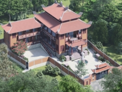 Bản vẽ Cad nhà thờ, kiến trúc, kết cấu, MEP, nhà thờ họ đẹp, thờ tộc, chùa chiền . Kích thước 38x30m, cao 13,3m