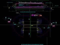 Bản vẽ cad thi công hầm chui dân sinh 4x3m