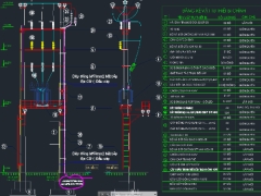 Bản vẽ cad thiết kế dịch chuyển đường dây trung thế và TBA