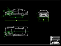 Bản vẽ cad thiết kế hệ thống ly hợp xe Ford Mondeo