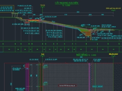 Bản vẽ cad thiết kế kè chống sạt lở bờ biển trọn bộ