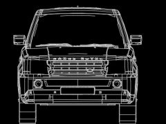 Bản vẽ cad xe sang Range Rover