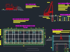 Bản vẽ cầu 4 nhịp Siper-T L=40m chi tiết