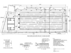 Bản vẽ chi tiết xây dựng bể bơi của trường tiểu học kích thước 10x25m