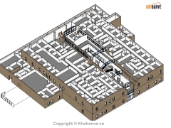 Bản vẽ công trình revit _ thiết kế bệnh viện phần kiến trúc