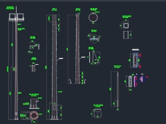 Bản vẽ cột đèn chiếu sáng