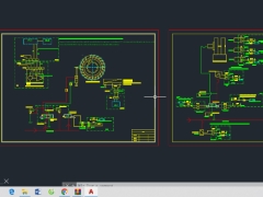 Bản vẽ điều khiển thủy lực điều tốc NMĐ