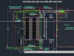 Bản vẽ file biện pháp thi công xưởng