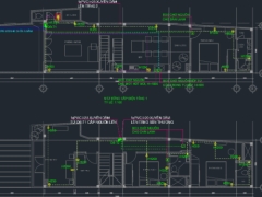 Bản vẽ full hệ thống MEP nhà phố 2 tầng.