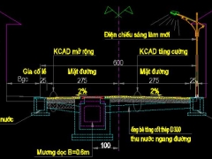 Bản Vẽ FULL Tuyến Phố Nội Bộ - Thoát Nước - Chiếu Sáng - Di Dời Đường Dây, Cấp Thoát Nước