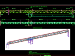 Bản vẽ giá lao dầm 3 chân