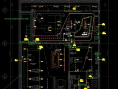 Bản vẽ hệ thống MEP villa khu An Phú - 1 hầm 3 Lầu