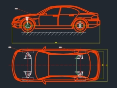 Bản vẽ hệ thống treo trên Toyota Camry