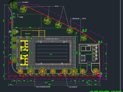 Bản vẽ kết cấu hồ bơi sân vườn