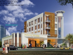 Bản vẽ kết cấu kiến trúc thiết kế khách sạn nhà hàng 4 tầng 30.21x32.95m