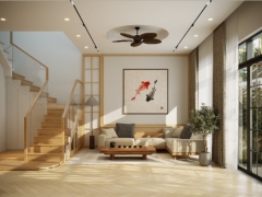 Bản vẽ kiến trúc nhà phố chiều ngang 7x15.8m