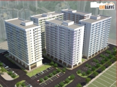 Bản vẽ kiến trúc thiết kế chung cư 15 tầng tại Vũng Tàu