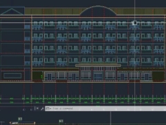 Bản vẽ ký túc xá 5 tầng kích thước thiết kế 16.8x58.6m