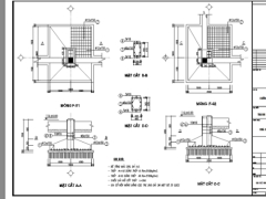 Bản vẽ mẫu nhà máy cho thuê 72x35m