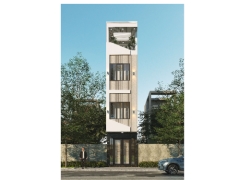 Bản vẽ nhà 4 tầng 3x9m