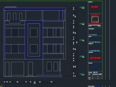 Bản vẽ Nhà 4 tầng kt 7.5x11.4m (kiến trúc, kết cấu )