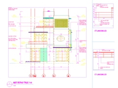 Bản vẽ nhà biệt thự 3 tầng 8.8x12.6m