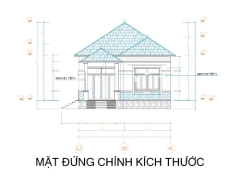 Bản vẽ nhà mái nhật 8x13m