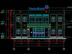 Bản vẽ PGD Ngân hàng đầy đủ hồ sơ thiết kế thi công hoàn chỉnh