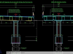 Bản vẽ phương án kiến trúc cầu phạm ngọc thạch