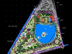 Bản vẽ quy hoạch khu Resort Hưng Yên vẽ chi tiết
