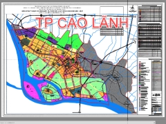 Bản vẽ quy hoạch TP Cao Lãnh 2025 - 2030