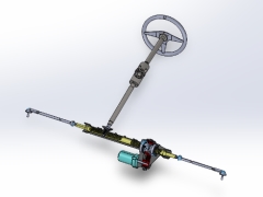 Bản vẽ Solidworks hệ thống lái trợ lực điện trên ô tô