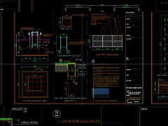 Bản vẽ thi công chỉnh sửa sân pickleball 36x36m