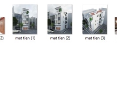 Bản vẽ thi công mẫu nhà phố 4 tầng diện tích thiết kế 4.7x13.8m