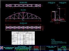 Bản vẽ thiết kế Autocad cầu Ghềnh – Đồng Nai – Cầu dàn thép Full Hồ sơ bản vẽ