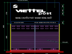 thiết kế biển quảng cáo,Viettel,Bản vẽ thiết kế biển hiệu khung quảng cáo Viettel,file thiết kế biển quảng cáo