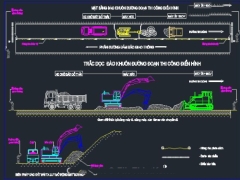 Bản vẽ thiết kế biện pháp thi công đường nâng cấp