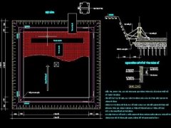 Bản vẽ thiết kế biện pháp thi công trạm xử lý nước thải bệnh viện Đa khoa Bình Dương