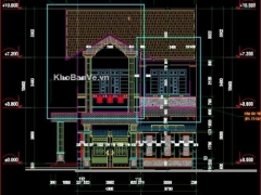 Bản vẽ thiết kế biệt thự 2 tầng gồm: Kiến trúc, kết cấu, điện nước