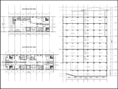Bản vẽ thiết kế cấp phép chung cư mini 9 tầng 1 hầm 7.5x20m mặt tiền