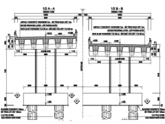 Bản vẽ thiết kế cầu dầm super T nhịp 30m và 40m