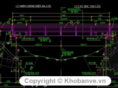 Bản vẽ thiết kế cầu dầm thép l=14m b=3,5m