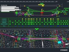 Bản vẽ thiết kế cầu treo nhịp 90m chi tiết