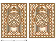 Bản vẽ thiết kế cnc cổng 2 cánh mới