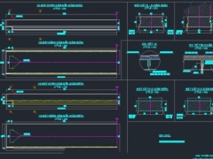 Bản vẽ thiết kế dầm bản rỗng L= 9m chi tiết