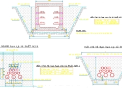 Bản vẽ thiết kế hào kỹ thuật loại A 1.4x1.6m và ga giao với hào kỹ thuật loại B